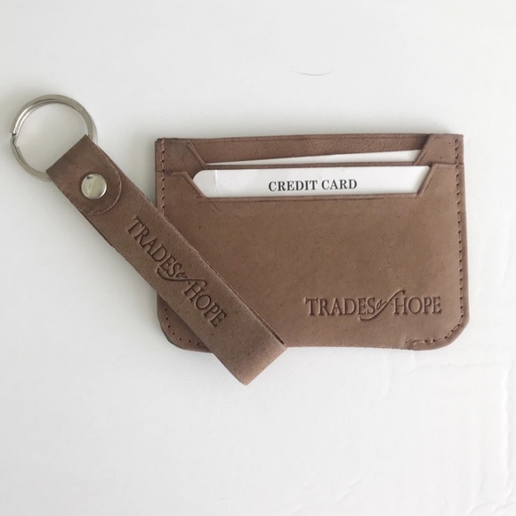 handmade in India-Key & Credit Card Leather Holder - Picture 2 of 5